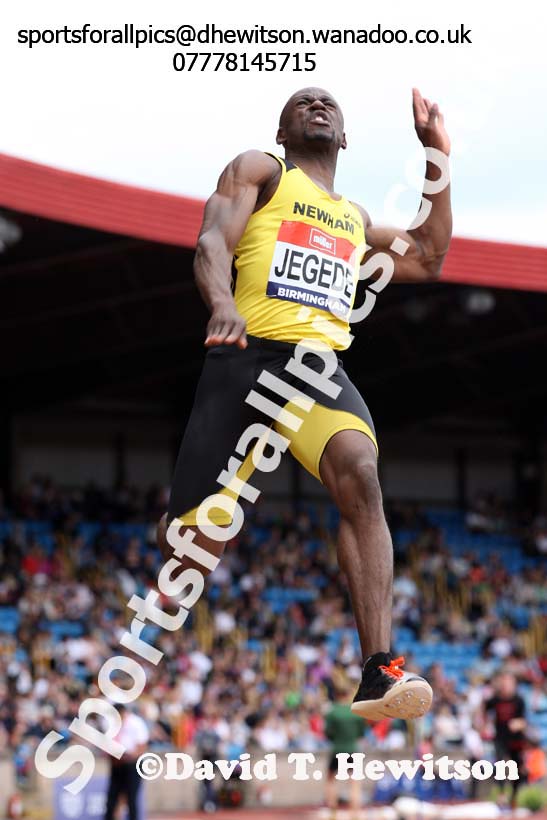 Mens long jump, British Championships, Birmingham. Photo: David T. Hewitson/Sports for All Pics